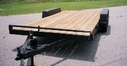 Car Trailer Wood Deck